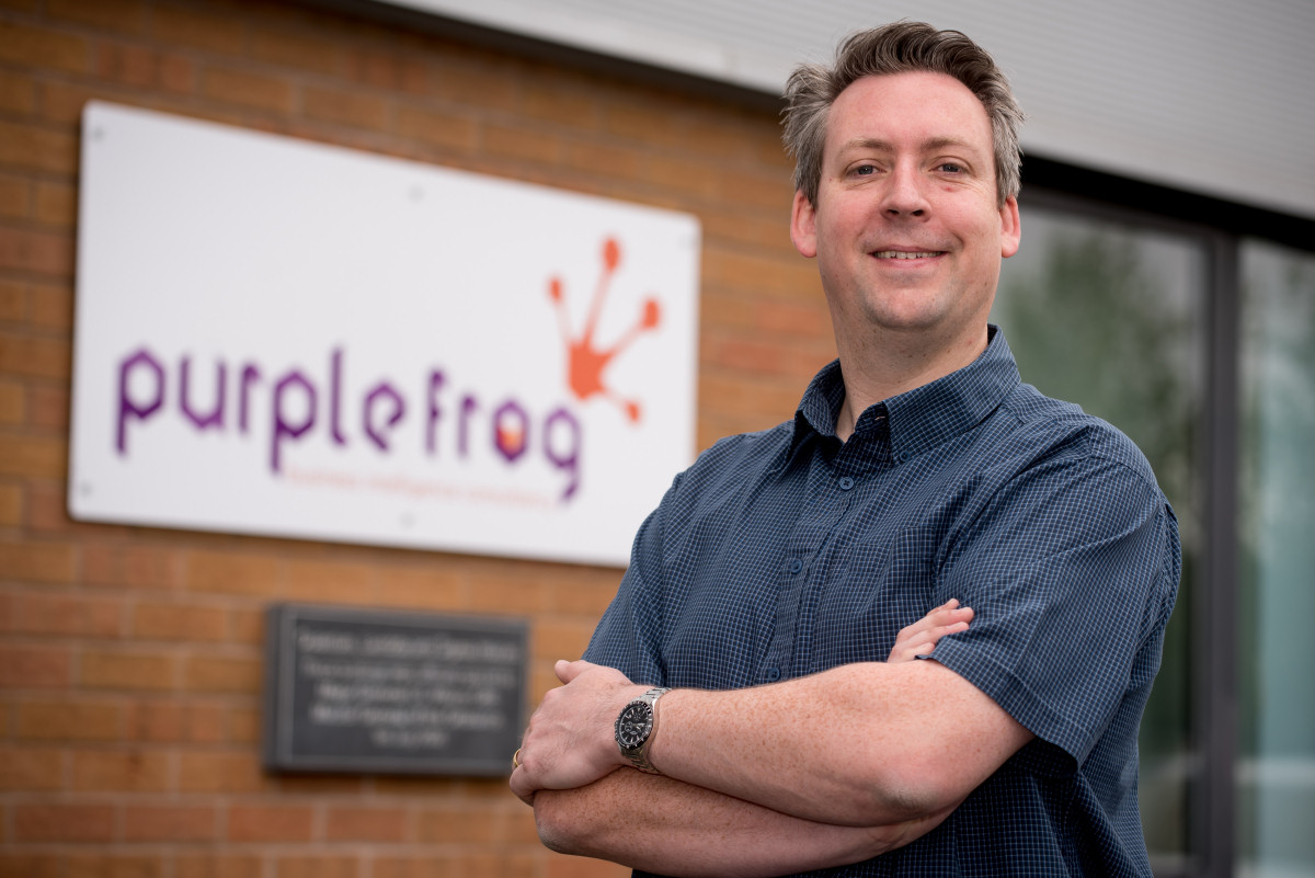 Alex Whittles, founder of Purple Frog Systems Ltd