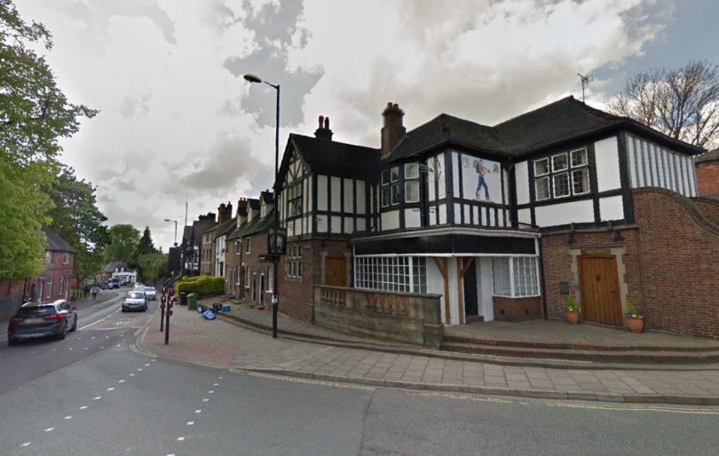 The incident took place near the Woodman Inn in Coton Hill. Image: Google Street View