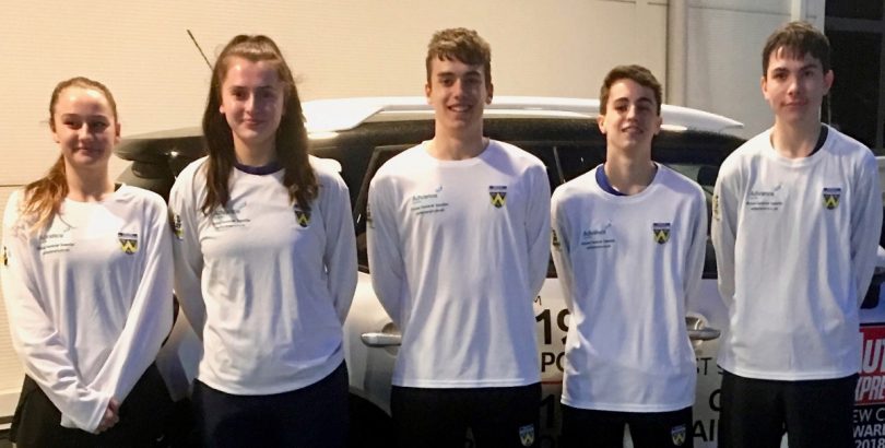 Players from Shropshire’s 18U County Cup teams face the camera after helping the county finish third in their groups at Cambridge and Edgbaston Priory
