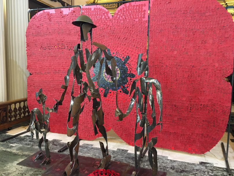 The Centenary Poppy Sculpture in St Chad’s Church