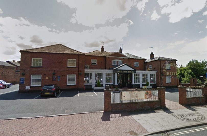 The Lord Hill Hotel in Shrewsbury. Image: Google Street View