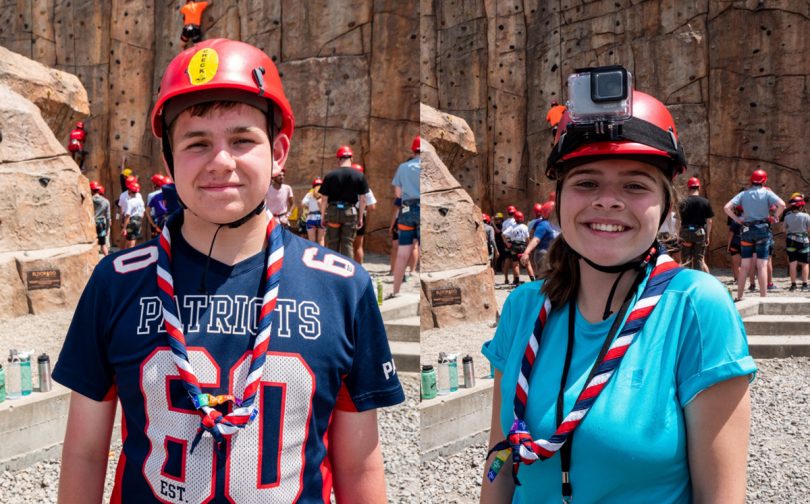 Nate Osbourne and Rihanna Jonesare taking part in the World Scout Jamboree in West Virginia.