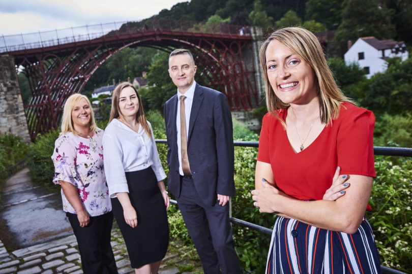 Louise Lane, Beth Ward, Andrew Davies and Nichola Wilson of mfg Solicitors