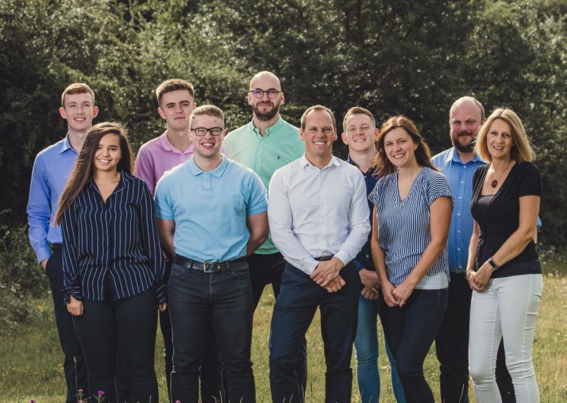 ChadStone team members Alex Whitby, Molly Dix, Joe Hedges, Owen Hamblett, Alex Stone, Rob Chadderton, Sam Millward, Sarah Chadderton, Dave Leddington and Charlotte Chadderton