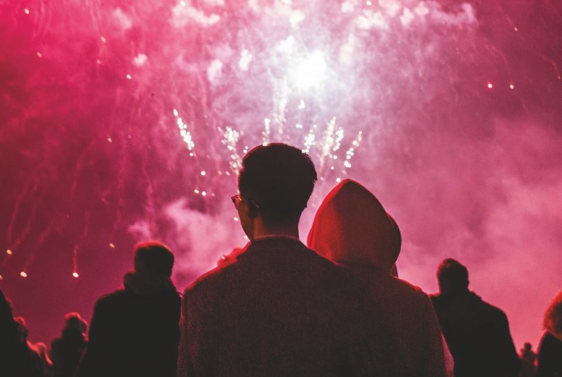 Oswestry fireworks 2019 image