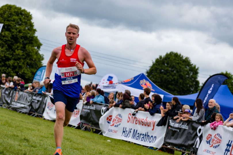 Paul from Shropshire Shufflers taking part in last year's event