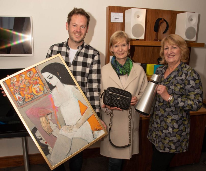 Pictured from left, Jonathan Soden of The Soden Collection, Carol Thompson from Carol Grant and Tina Boyle of Acoustic Boutique, three of Shrewsbury’s successful independent retailers