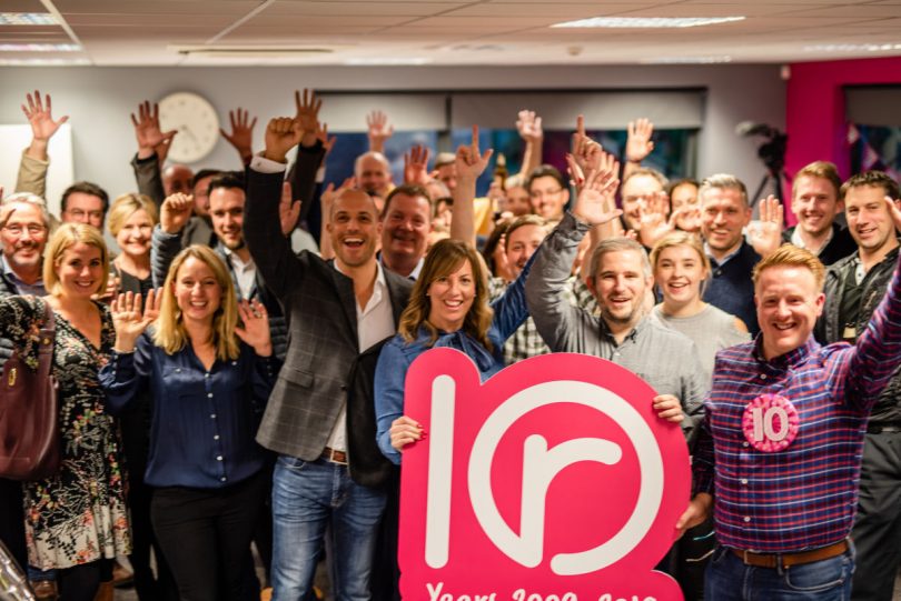 Reech Media held a birthday party to celebrate 10 years in business