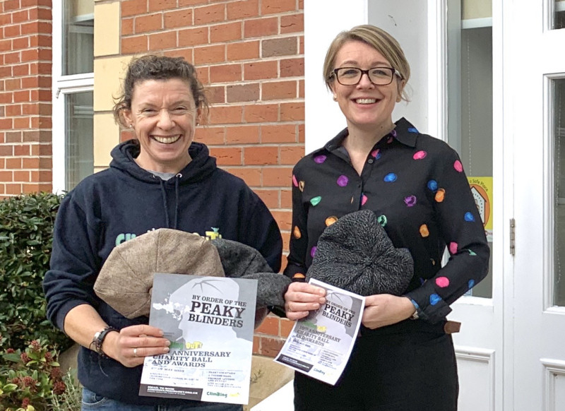 Charity ball organiser Kelda Wood and Debbie Humphries of Lanyon Bowdler