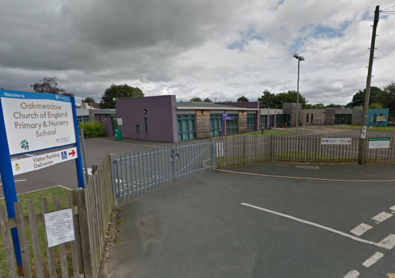 Oakmeadow CE Primary and Nursery School, located in Bayston Hill. Photo: Google Street View