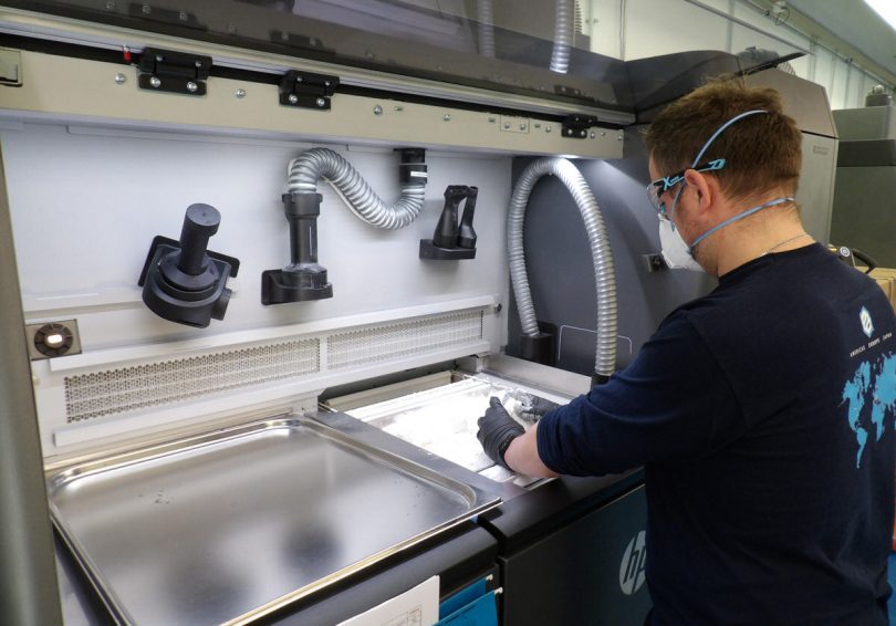 3D printed ‘Charlotte’ valves are being rapidly produced and shipped direct to its customer Isinnova, who are producing kits that can be used to create a non-invasive ventilator mask that will help save lives
