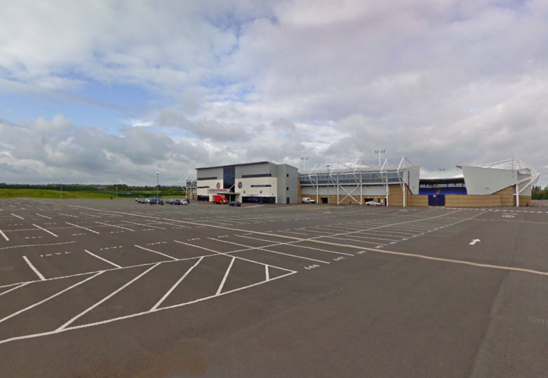 The centre will be based in the football stadium car park. Image: Google Street View