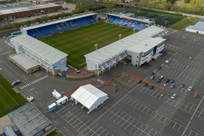 The assessment centre at Shrewsbury Town Football Club. Photo: Shropshire CCG