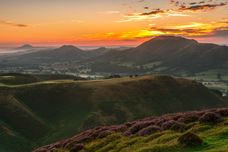 The Shropshire Hills Area of Outstanding Natural Beauty