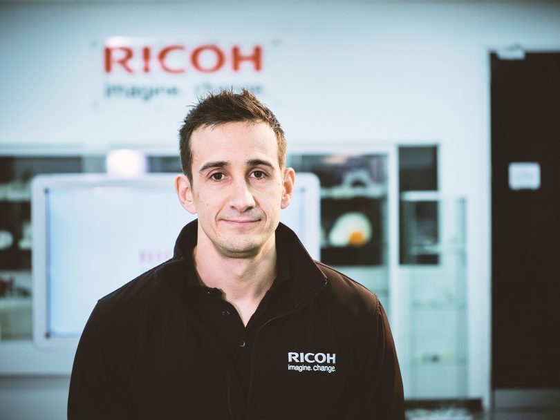 Mark Dickin, who heads up the Ricoh 3D printing operation