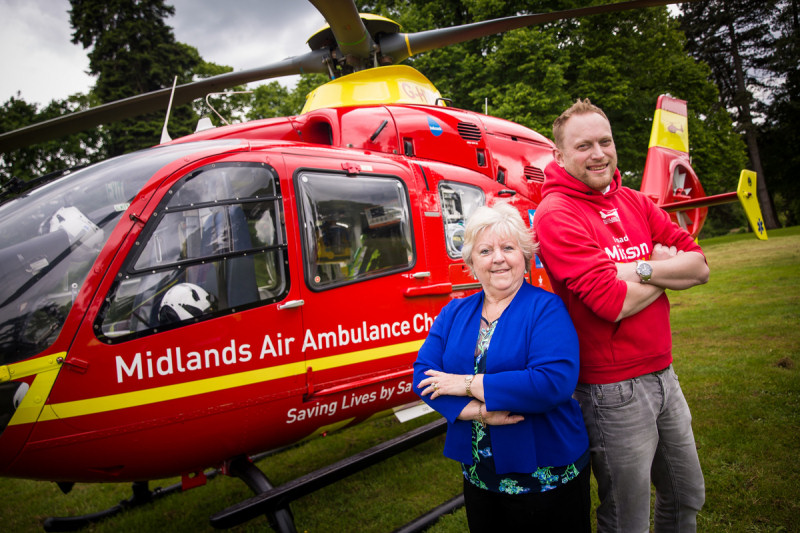 Midlands Air Ambulance Charity volunteers