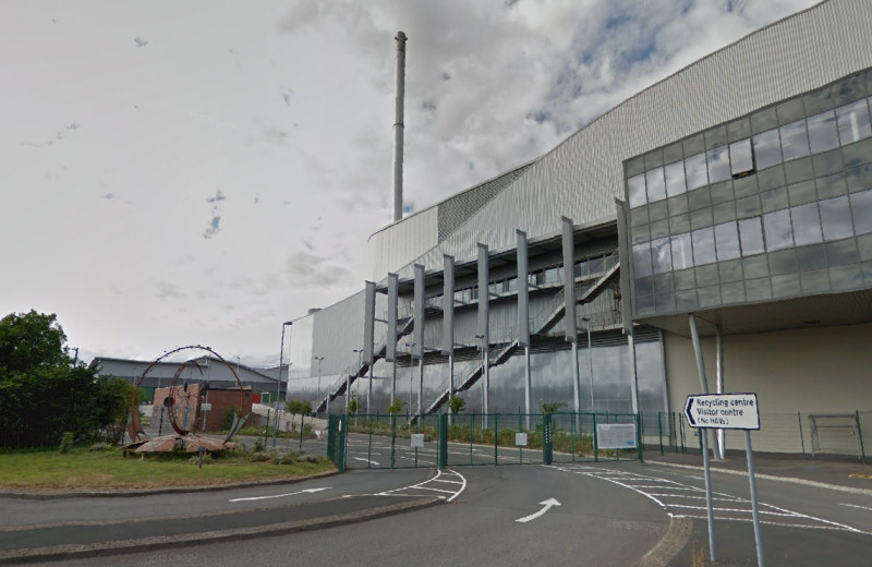 The entrance to the household recycling centre in Shrewsbury. Image Google Street View