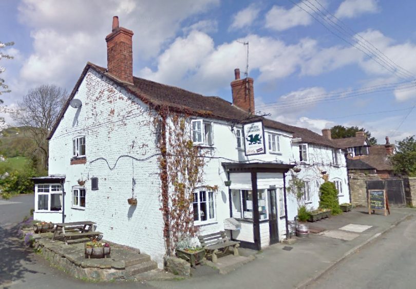 The Green Dragon Inn, Little Stretton. Image: Google Street View