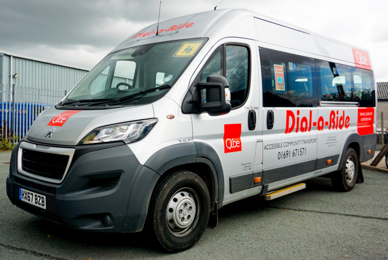 The new Dial A Ride Vehicle from the Buy Us A Bus Campaign launched in October 2019