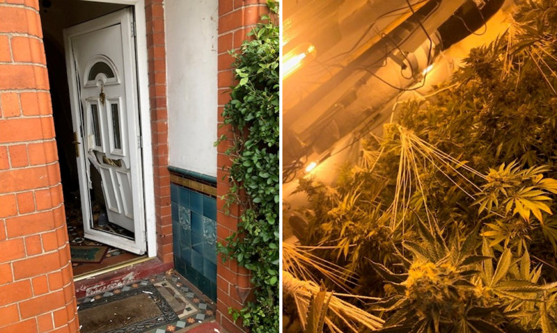 Police carried out a warrant at an address in Manse Road in Hadley. Photo: West Mercia Police