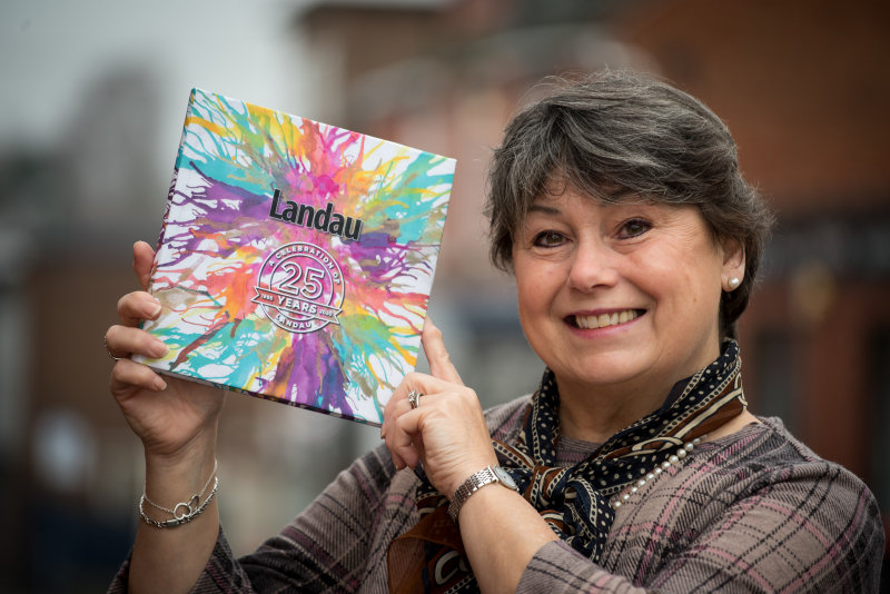 Landau’s Chief Executive Sonia Roberts celebrates the charity’s 25th anniversary with the publication of an inspirational book.