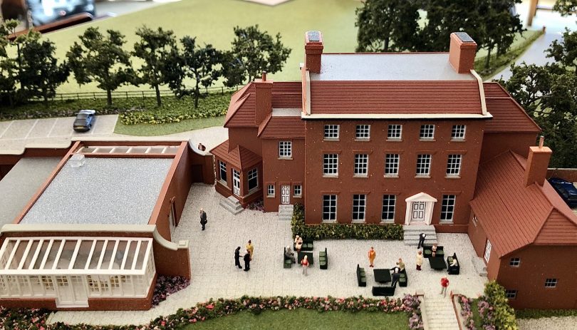 A model of how the venue at Stockton House will look