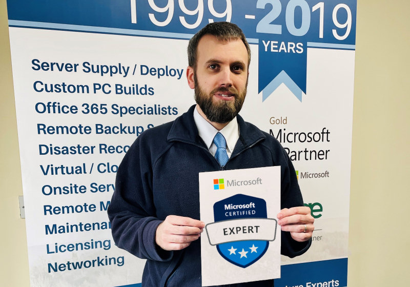 Kevin Rextrew-Hall, a senior technician at Midland Computers