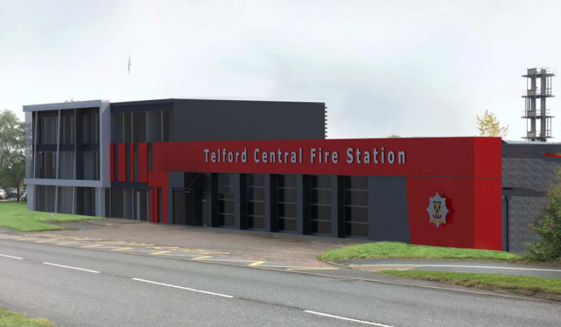 A view of how the new station will look.
