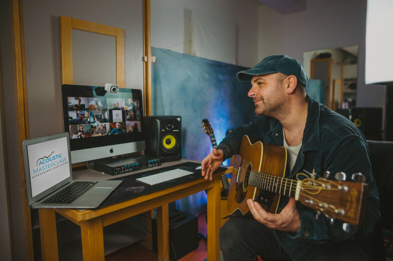 Chris Quinn launched the online guitar tuition platform last summer