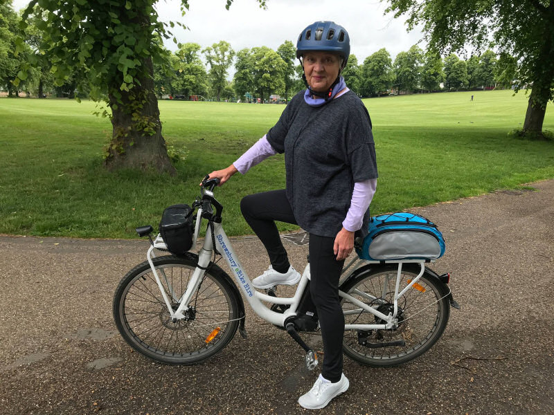Maggie Love from Shrewsbury Ambassadors recently took a trip on an eBike