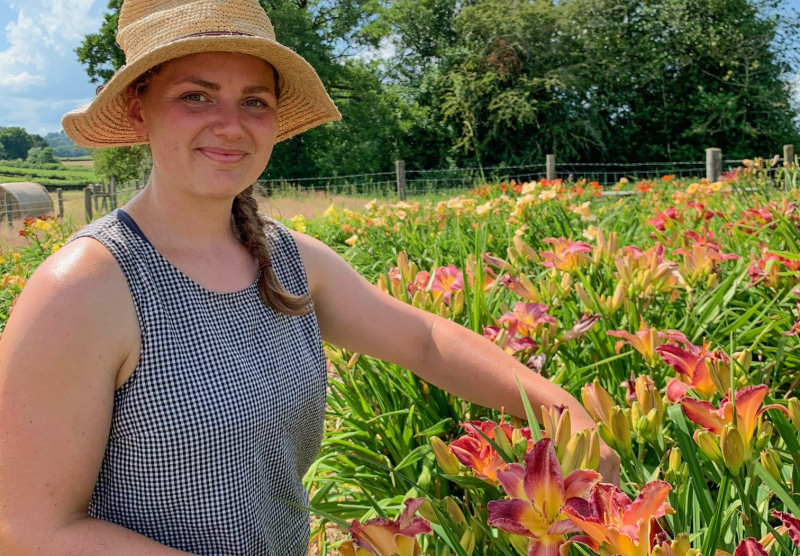Esther Cooper-Wood has a passion for growing edible flowers and getting more people eating them