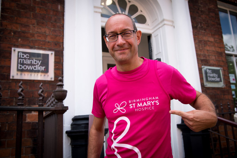 Neil Lloyd, managing director at FBC Manby Bowdler will run the London Marathon this October to raise money for Birmingham St Mary’s Hospice