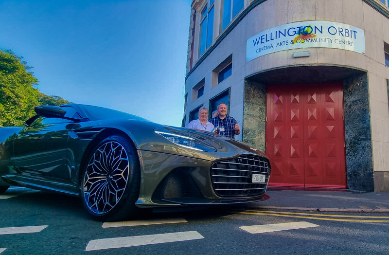 1 of 50 Special edition Aston Martin’s outside Wellington Orbit.