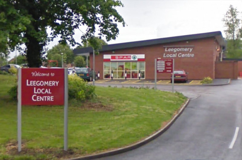 Leegomery Local Centre. Image: Google Street View
