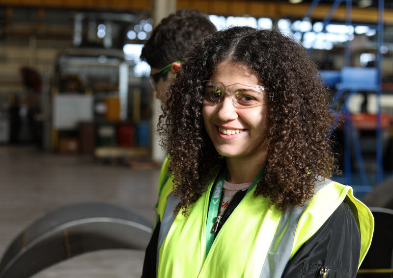 Rachel McFarlane, 18, from Stirchley, began on a level two engineering course and is now in the final year of her extended diploma