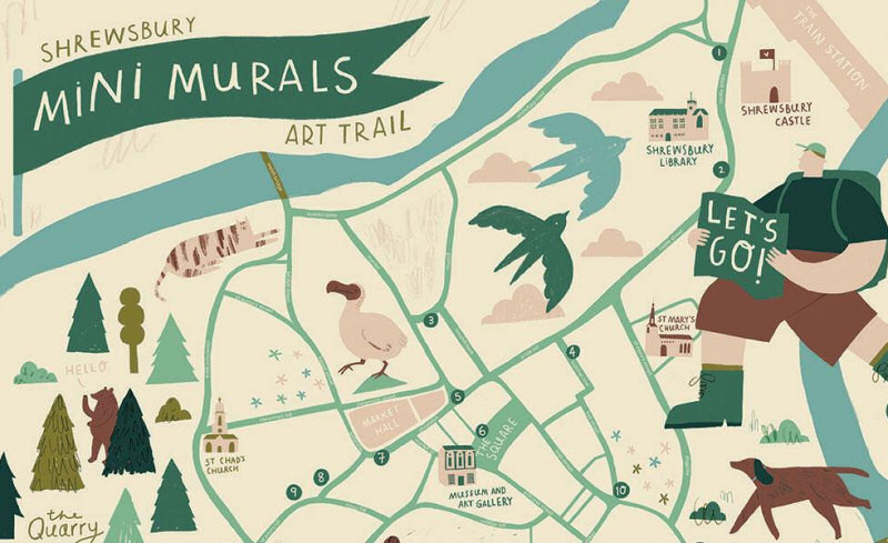 Shrewsbury Mini Murals Art Trail