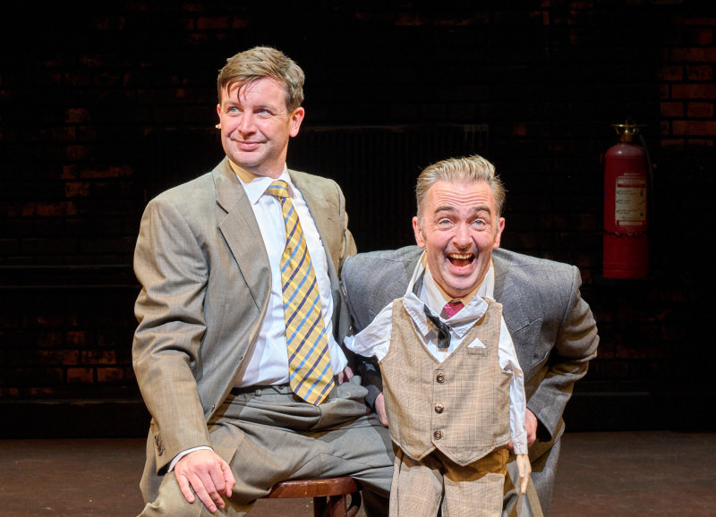 Thom Tuck and Dennis Herdman in The Play What I Wrote. Photo: Manuel Harlan