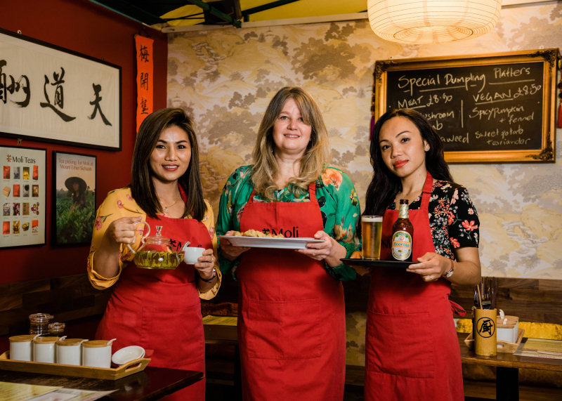 The team at Moli Tea House are looking forward to Shrewsbury Market Hall's Late Night events