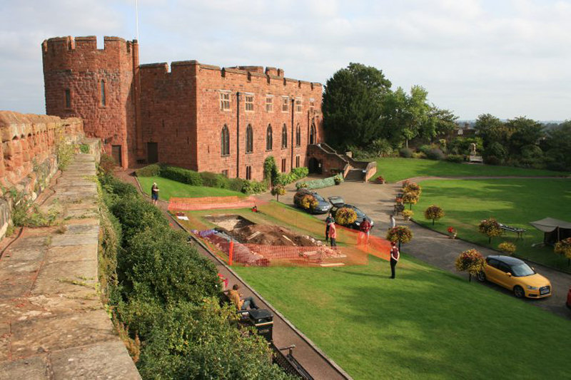 A previous dig took place in 2020 at Shrewsbury Castle. Photo: Shropshire Council