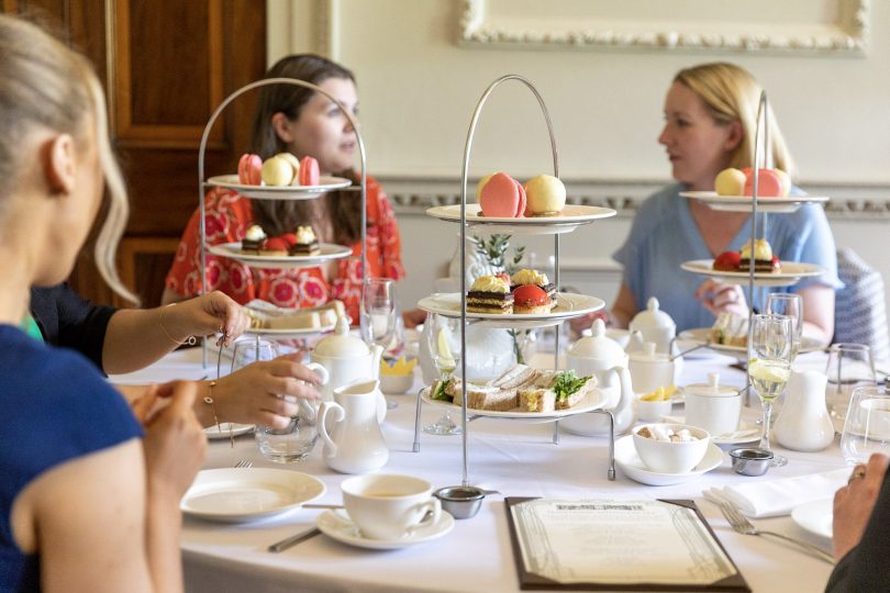 Dozens of Shropshire’s most influential women attend Aaron & Partners’ Ladies Afternoon Tea session at Hawkstone Hall and Gardens