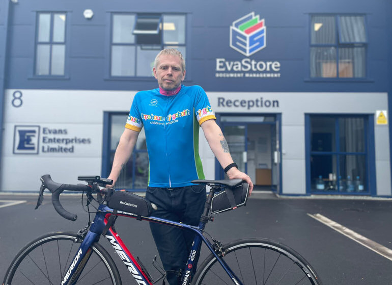 Bryn Monk is taking on his biggest cycling challenge yet