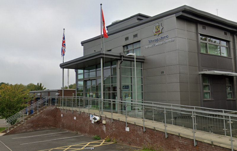 Shropshire Fire and Rescue Service Service Headquarters in Shrewsbury. Image: Google Street View
