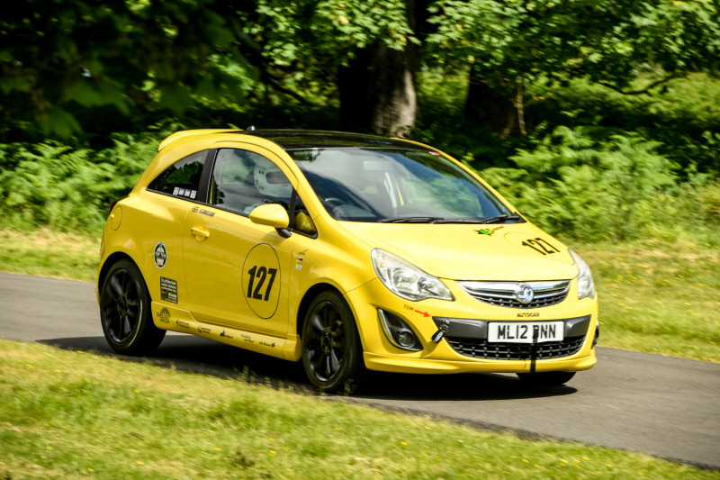 Autocar Young Driver, George Gwilliam in his Vauxhall Corsa