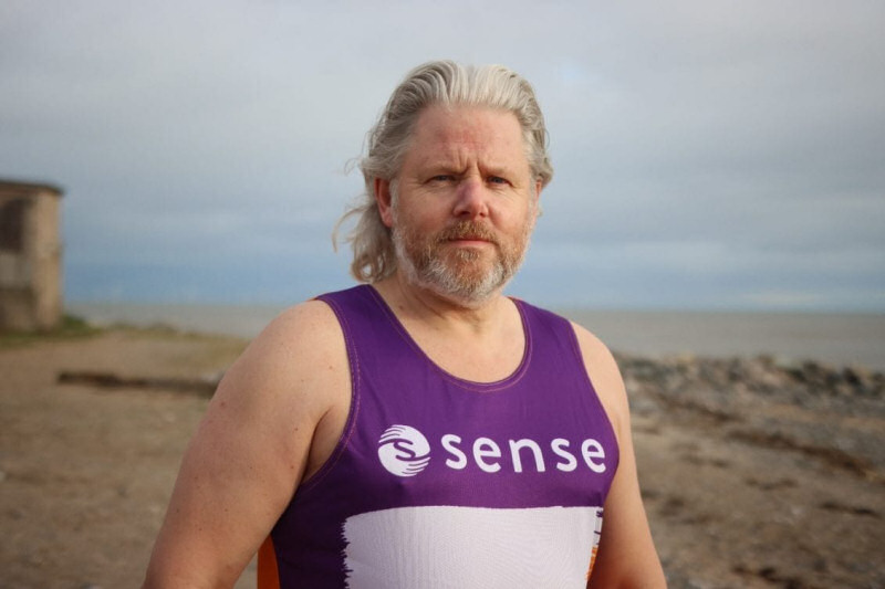 Rob Lloyd, who will play on the Sense Charity team alongside 21 other men and women