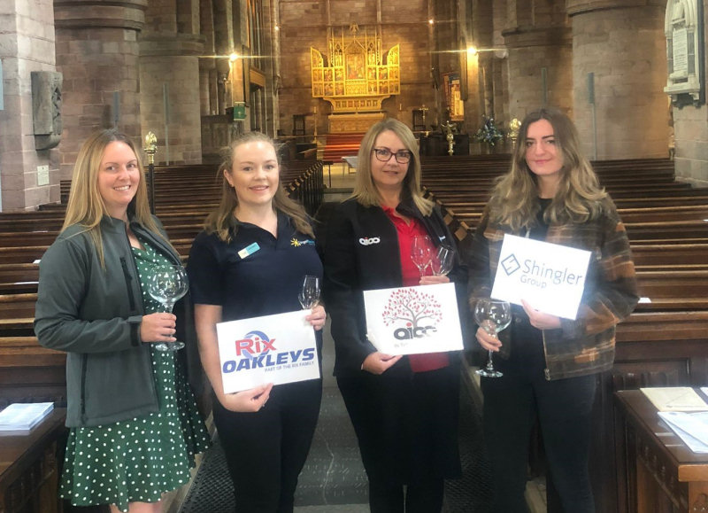 Kate Jeavons from Shingler Homes, Lizzy Coleman from Lingen Davies, Jane Pritchard from Aico and Holly Tarbuck from Shingler Homes