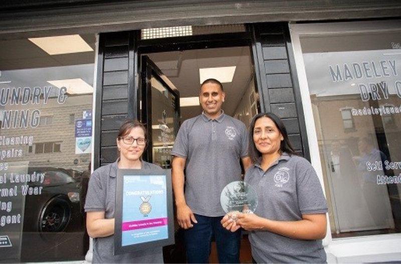 Previous award winners include Madeley Laundry & Dry Cleaning. Photo: Telford & Wrekin Council