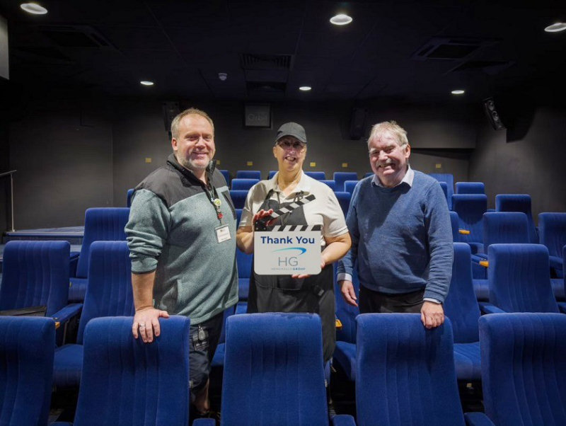 From left, Damian Breeze (general manager), Lynn Willans (catering manager), and Ray Hughes (finance director) at Wellington Orbit