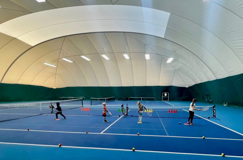 The Cathie Sabin Community Tennis Centre delivers a number of coaching sessions for tennis players of all ages and the opportunity for people to book courts on a pay as you play basis