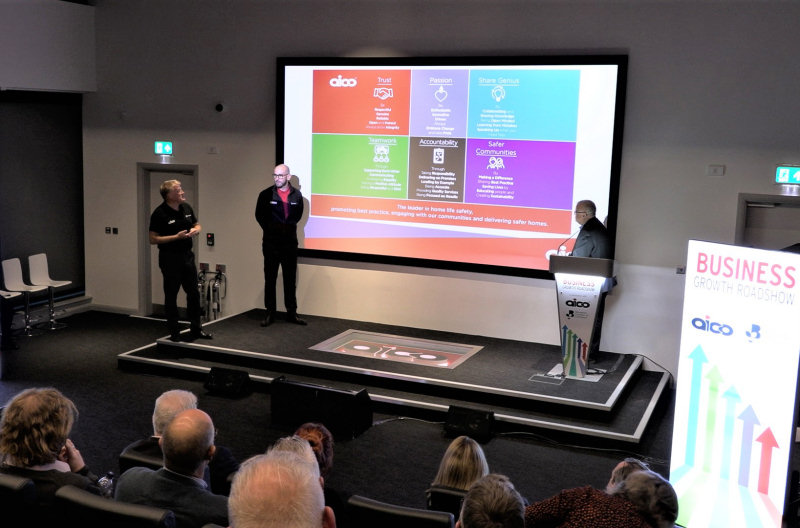 The first roadshow event was held at Aico in Oswestry