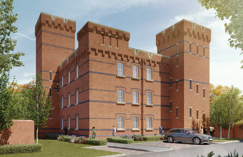CGI of the Copthorne Keep development Pave Aways is delivering for Bellway Homes